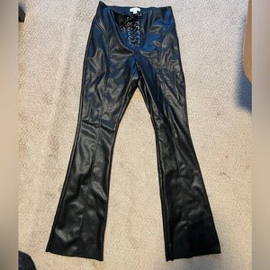 Top shop leather pants